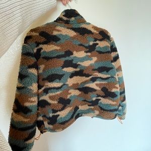 Camo Sherpa jacket